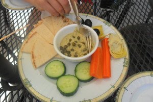 hummus platter