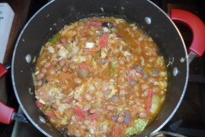 borscht in a pot