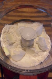 Ingredients in food processor