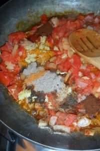 All of the different colorful and scented spices and ingredients.