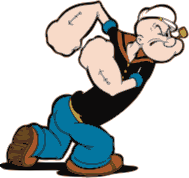 strong popeye the sailor man