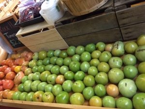 Lots of heirloom tomatoes.