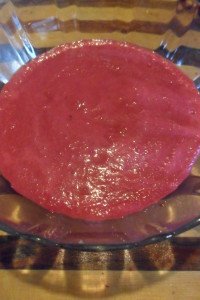 Beet puree.